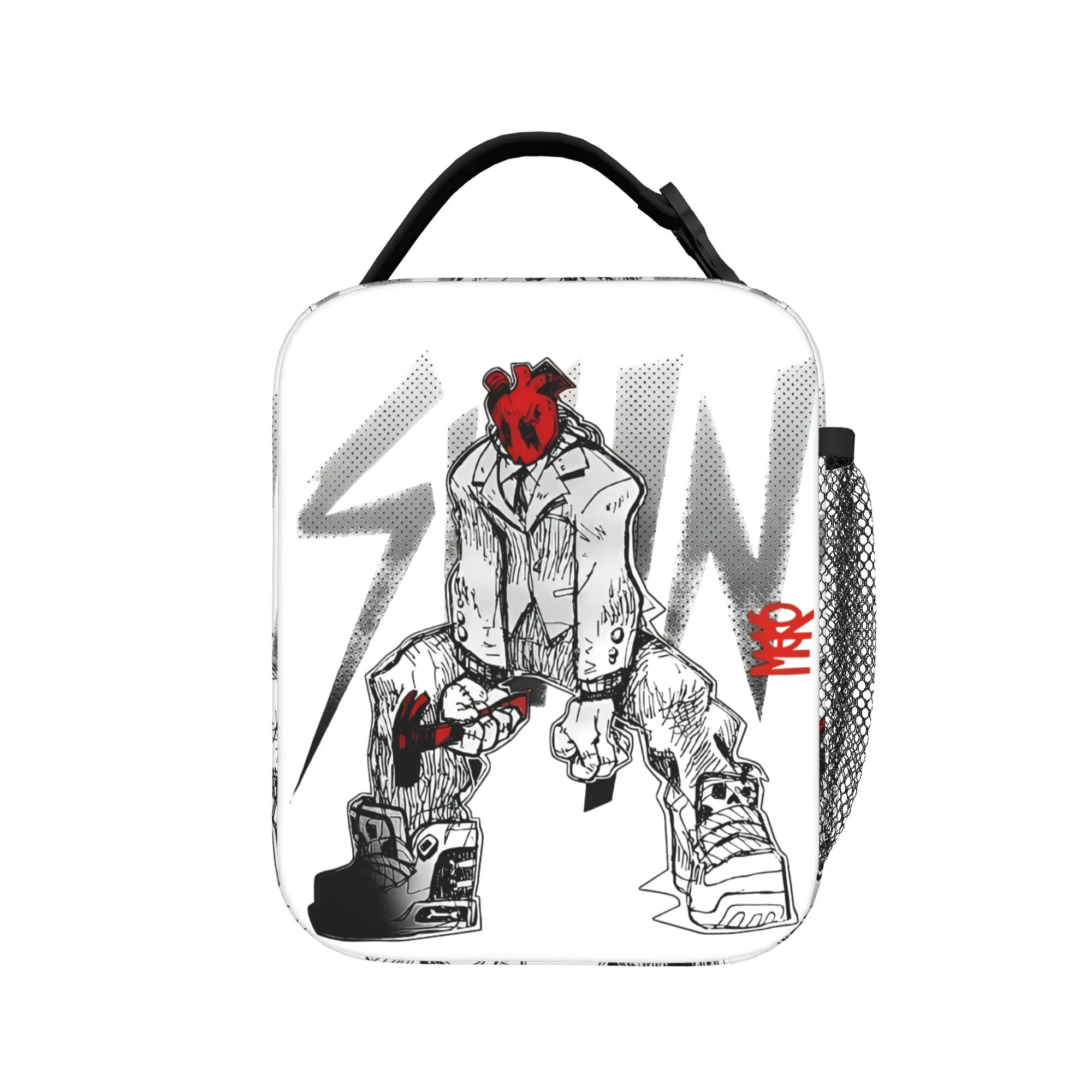 Dorohedoro Shin  Insulated Lunch Bag Large Action Dark Science Lunch Container Thermal Bag Tote Lunch Box College Men Women