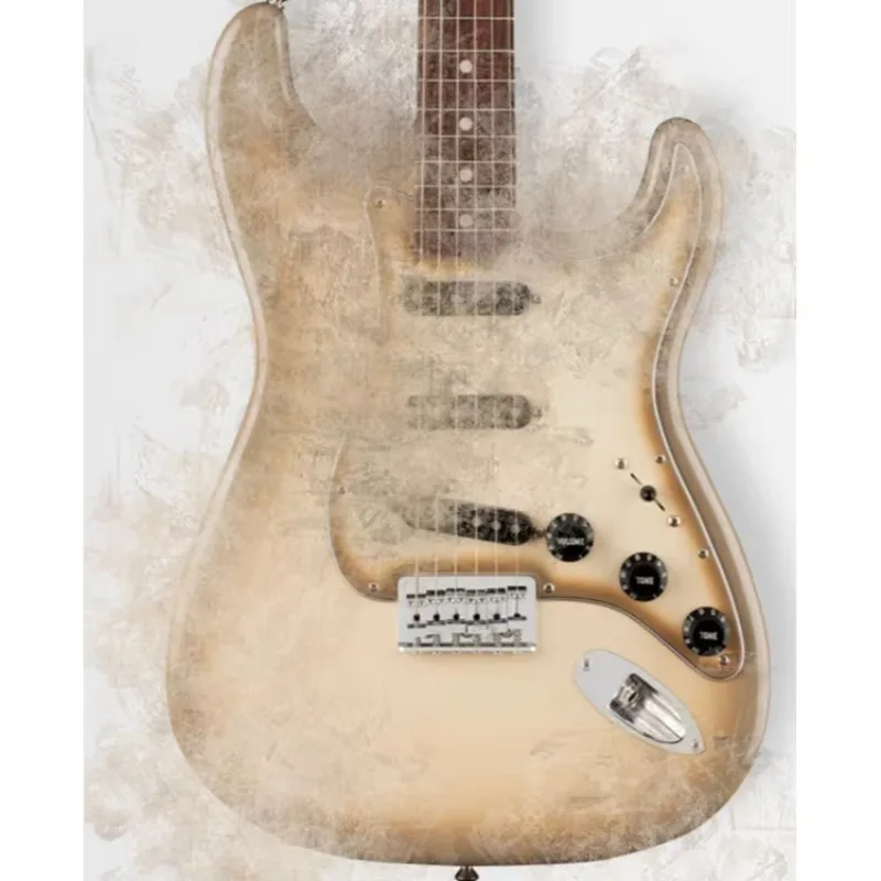 

STLF S MAHOGANY BODY Gloss High Quality Guitar Custom Electric Guitar Picks Instruments Musical Budget