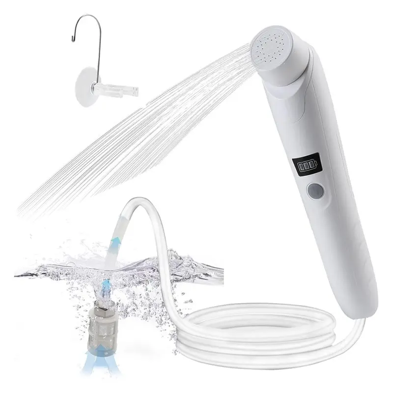 SYW-USB دش كهربائي محمول قابل لإعادة الشحن للتخييم في الهواء الطلق، والاستحمام على الشاطئ، ونباتات الري المحمولة #3