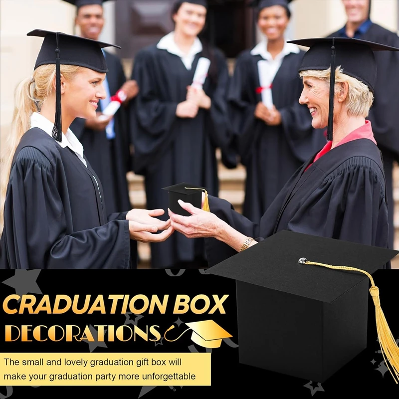 10/20/30Pcs Graduation Cap Gift Box Candy Chocolate Packaging Boxes Bags 2025 Graduation Party Decoration Favors Supplies Grad view 5
