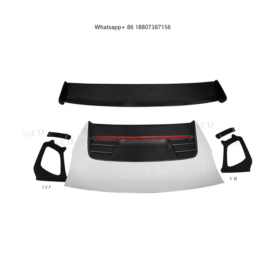 

High Quality Real Carbon Fiber Rear Spoiler forPorsche 911 991Gt2 Style Rear Trunk Wing Tail Bodykit