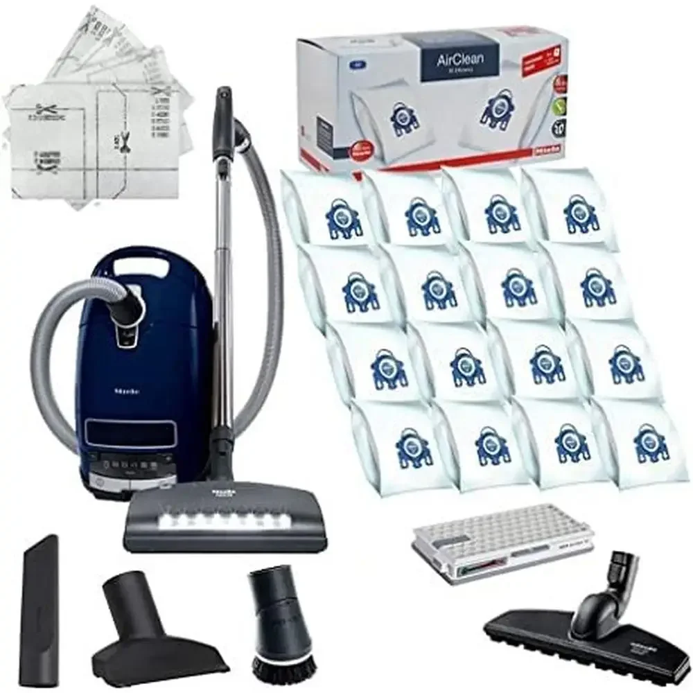 Complete C3 Marin HEPA Canister Vacuum Cleaner Bundle with SEB236 Powerhead & SBB300-3 Parquet Floor Brush  GN Performance Pack