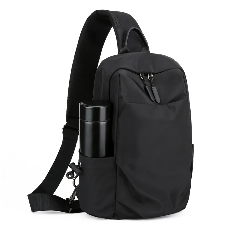 Męska torba na klatkę piersiową Duża płócienna moda Męskie torby typu Crossbody Tkanina Oxford Projektant Mężczyzna Student Chusta na ramię Casual Sport Telefon