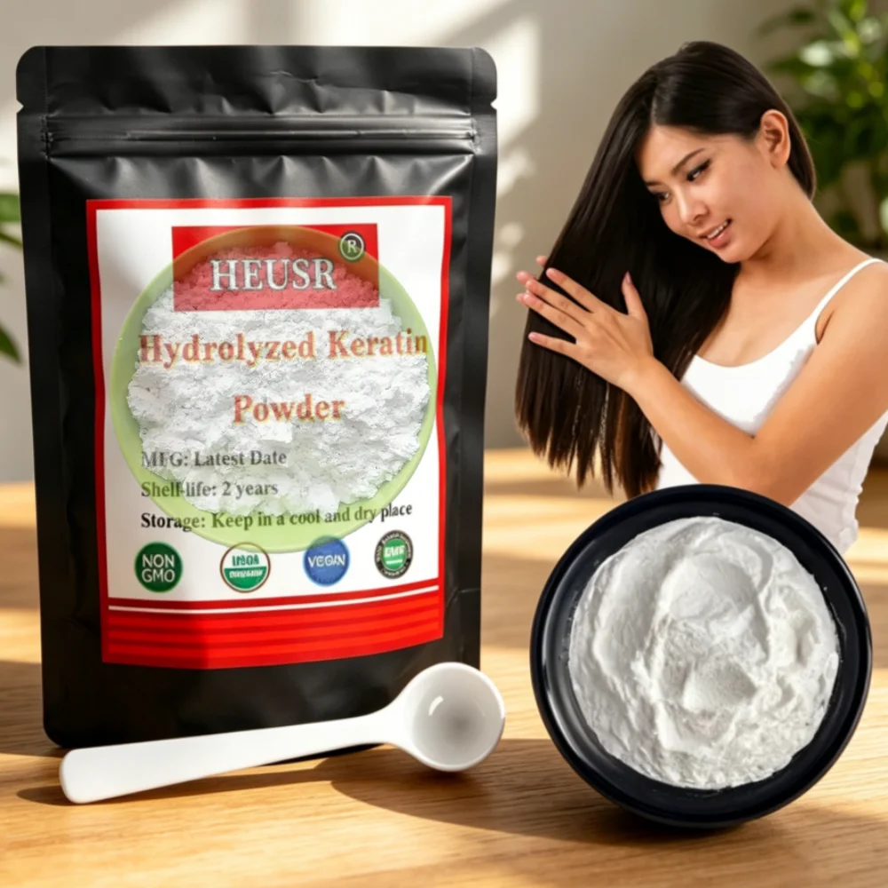 

Cosmetic Raw Material Hydrolyzed Keratin Powder For Hair Care Moisturizing Repair