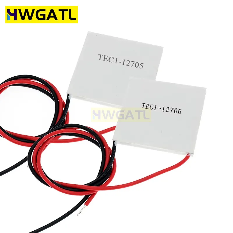 HWGATL TEC1-12706 12706 TEC1-12715 TEC1-12705 Thermoelectric Cooler Peltier 40*40MM 12V New of semiconductor refrigeration