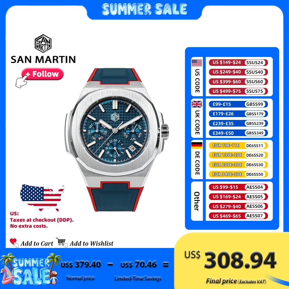 San Martin 43Mm Lux…
