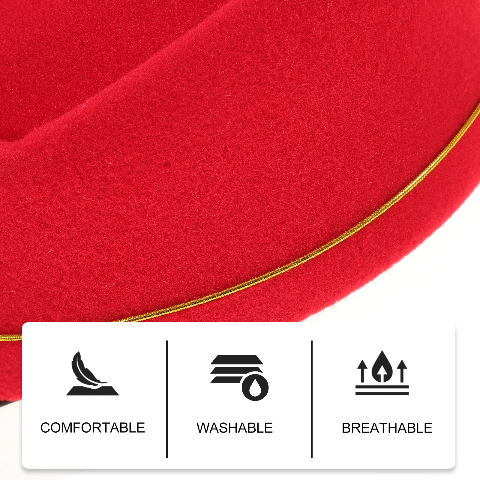 Chapeau d'hôtesse rouge pour femmes, accessoires de Costume d'agent de bord, uniforme de ligne aérienne, béret, casquette de Cosplay pour spectacle sur scène