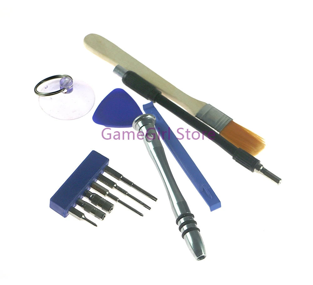 1Set For NS Nintendo Switch Multifunctional Full Set of Screwdriver Opening Repair Tool Kit with Brush