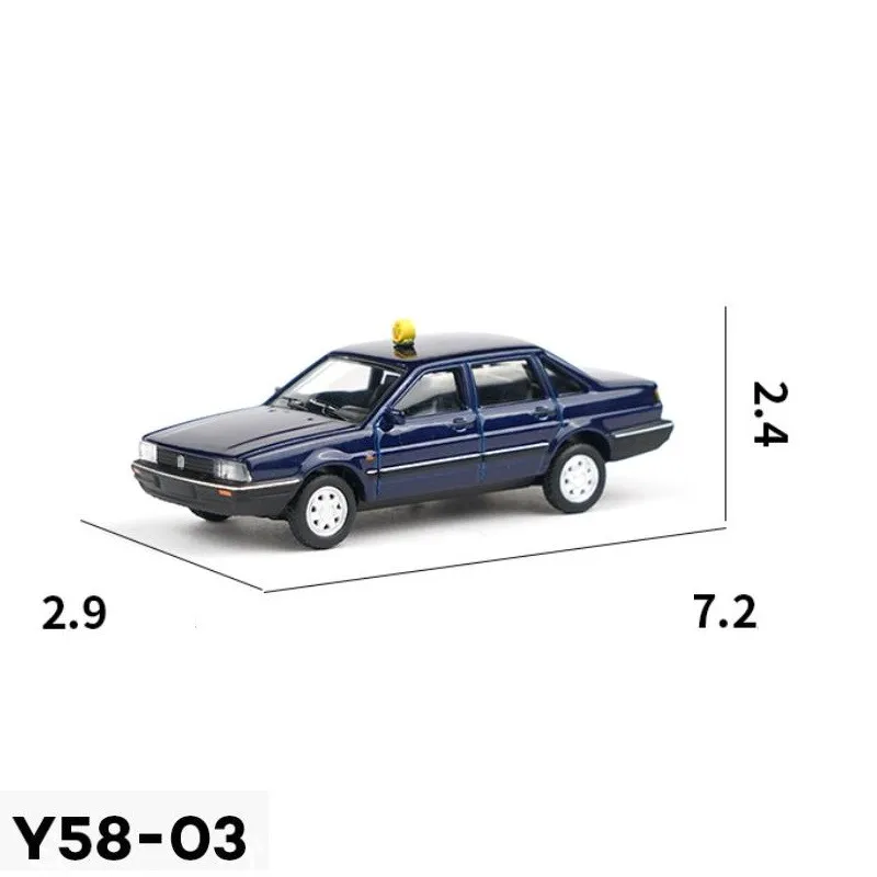 Xcartoys 1:64 San-tana Sedan Y58-03 Blue Alloy Simulation Model Car