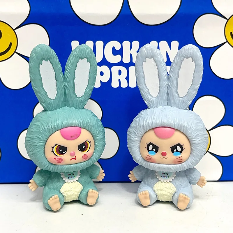 Baby Three Baby Lily Bunny Town, 3 lata, model z zamkniętego pakietu, zabawka do samodzielnego składania, zabawa z pluszowymi lalkami