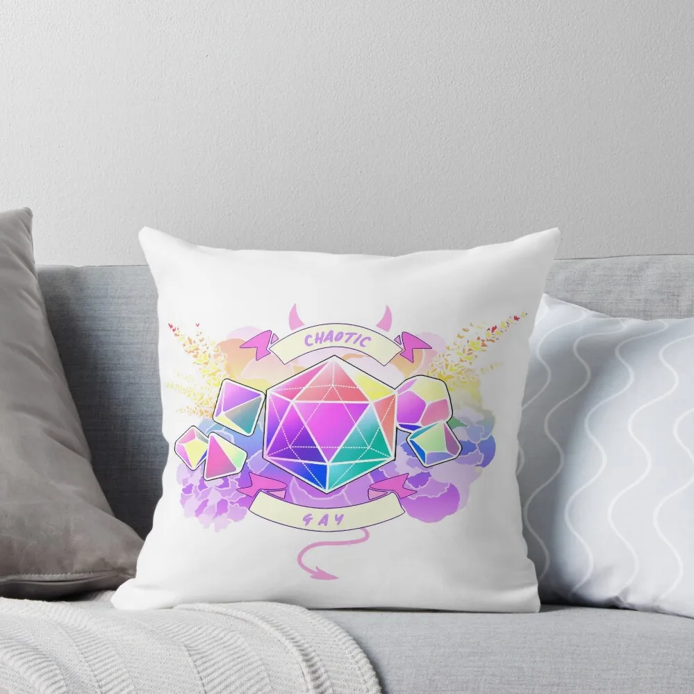 

LGBT RPG - Chaotic Gay Throw Pillow Cusions Cover Sofa Pillow Cover christmas supplies pillow