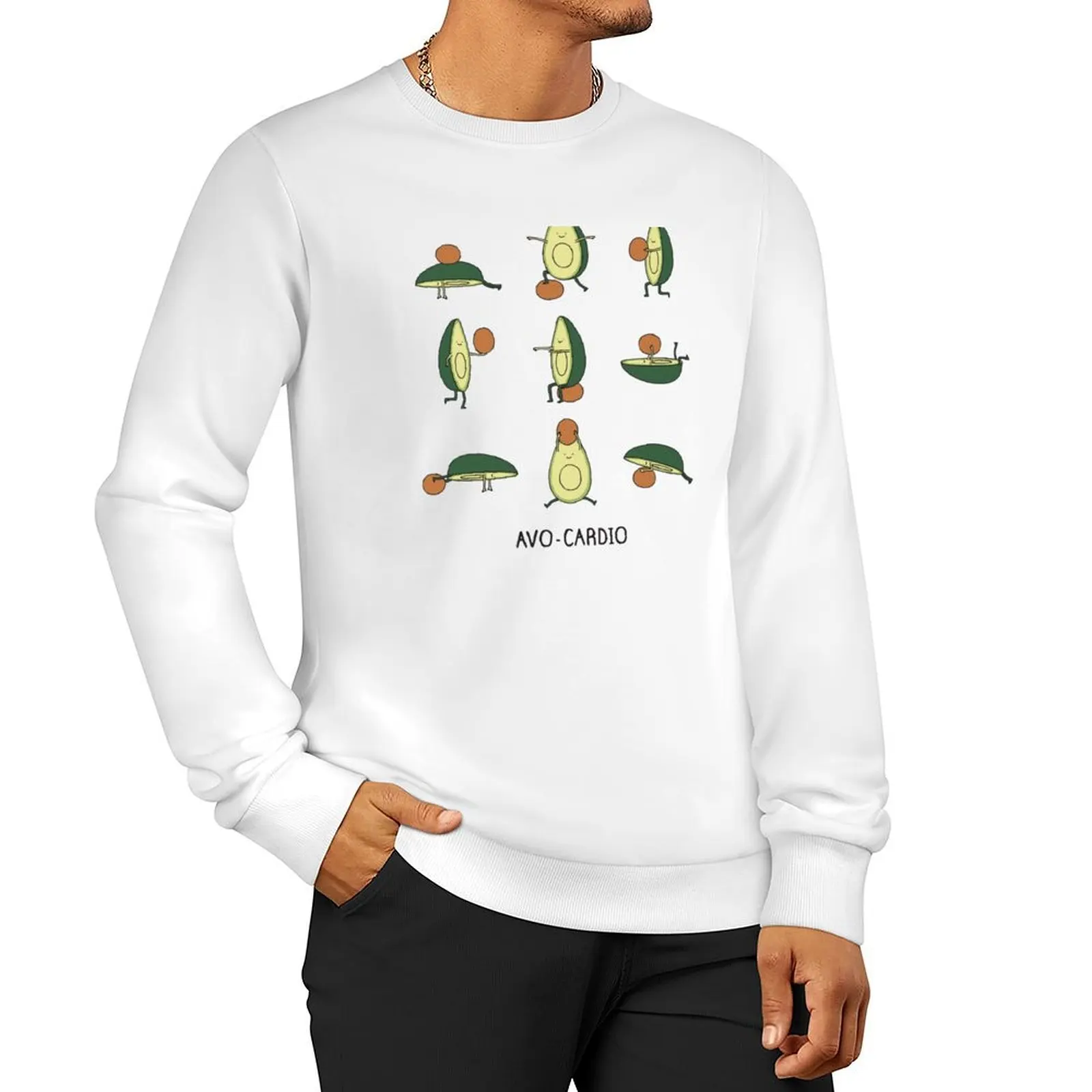 

Avo-cardio Sweatshirt men's autumn clothes korean autumn clothes blouse sweatshirt male