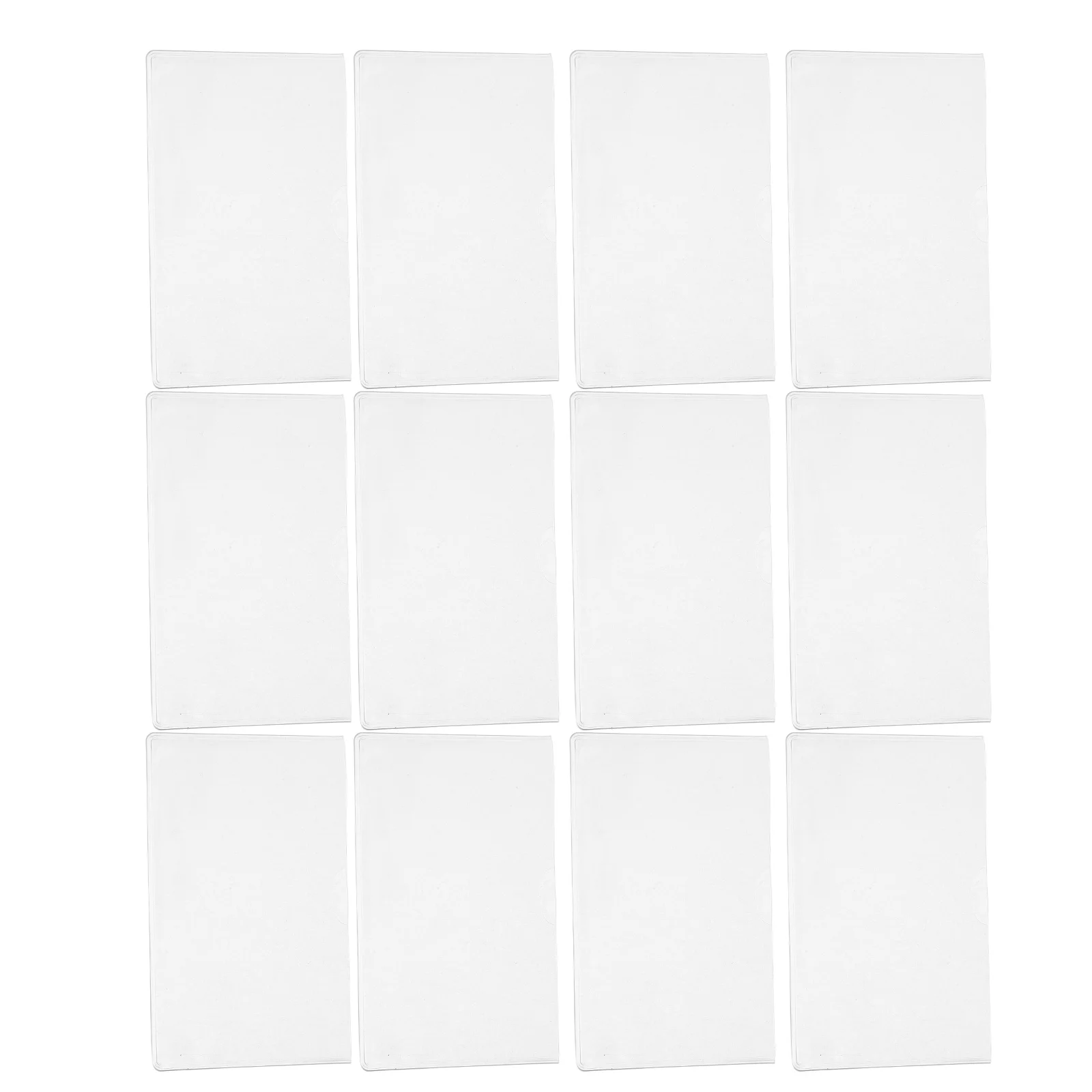 

16 Pcs ID Case Clear Card Sleeves Baseball Board Game Pvc Holder Basketball Binder