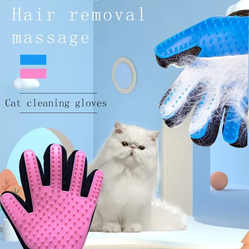 

Cat Gloves Rubber Pet Cleaning Brushes Pet Grooming Gloves Cat and Dog Bath Supplies