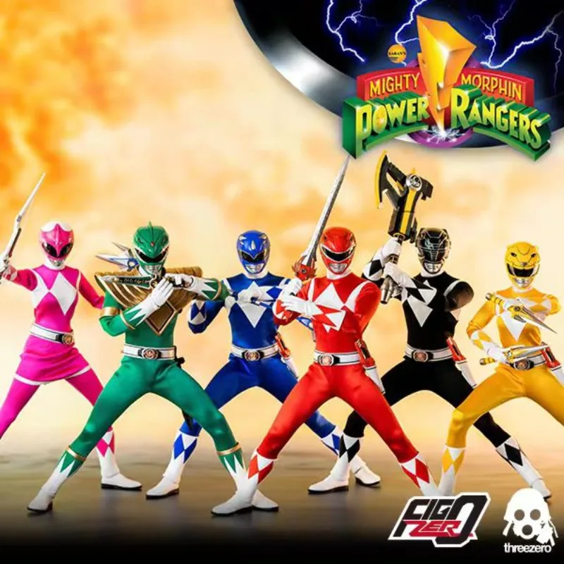 Original Hasbro Power Rangers Lightning Collection MIGHTY MORPHIN SIX-PACK Action Toy Figure Collection Model