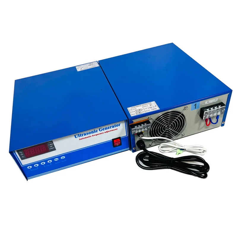 Gerador ultrassônico rs485 de rede plc para sistema de limpeza ultrassônica totalmente automático, equipamento de lavagem de hardware de motor automático