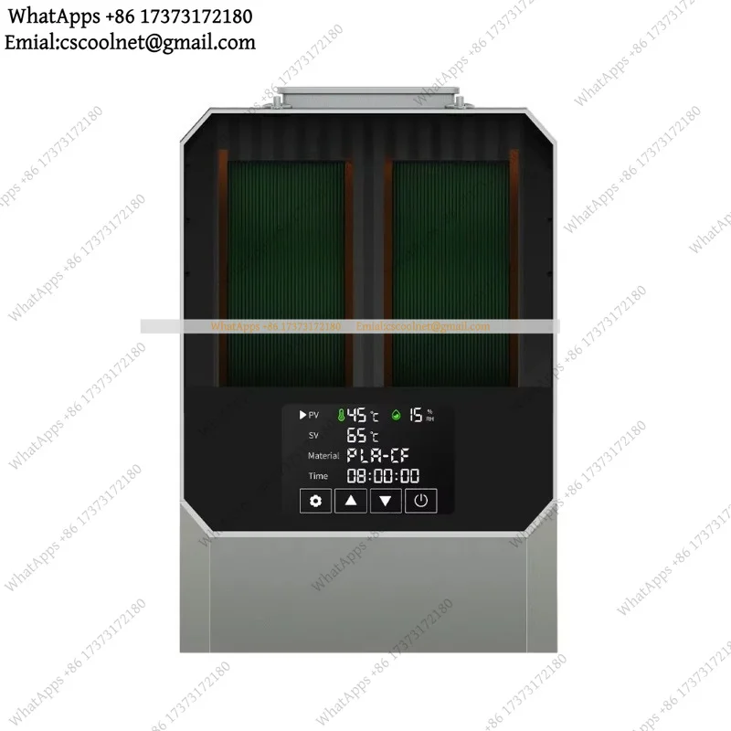 JS02 New Filament Dryer Plus Upgraded Two Rolls Capacity Double Drying for 2KG Filament Universal Version