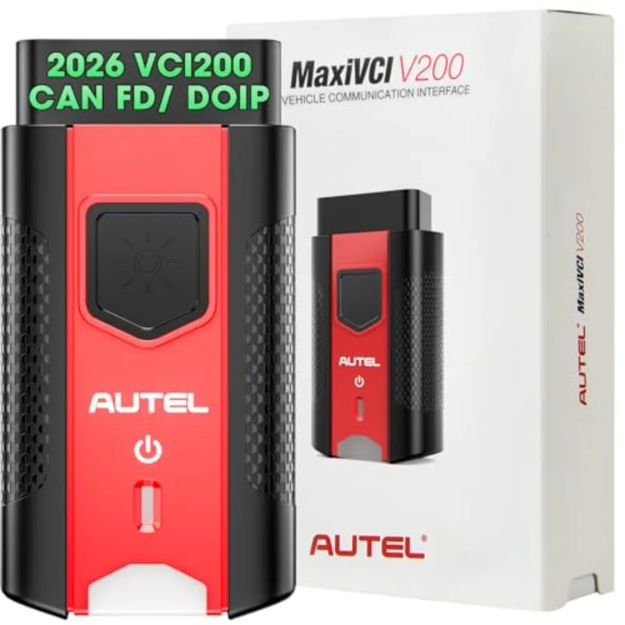 

MaxiVCI V200 VCI200 Wirel Diagnostic Dongle, 2026 VCI 200 OBD2 Connector Adapter, Work with Scanner MK900BT MP900-BT MaxiSys MS