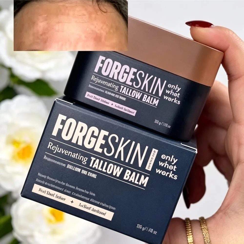 Forge Skin Men's Wrinkle Defense Beef Tallow Balm 50g Brand Male Rejuvenating Hydrating Cream Soothing Skin Barrier Moisturizer