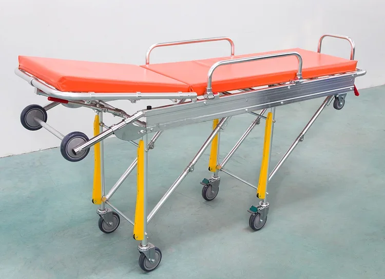 Ambulance Stretcher Aluminum Medical Patient Emergency Ambulance Transfer Stretcher Bed Medical CE Aluminium Alloy 1pcs