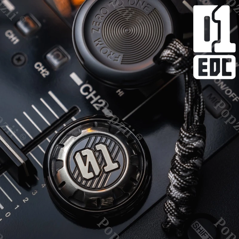 01EDC – pièce de monnaie à cliquet mécanique, Fidget Spinner, gyroscope du bout des doigts, jouet à pression, Gadgets anti-Stress au bureau, jouets d'anxiété