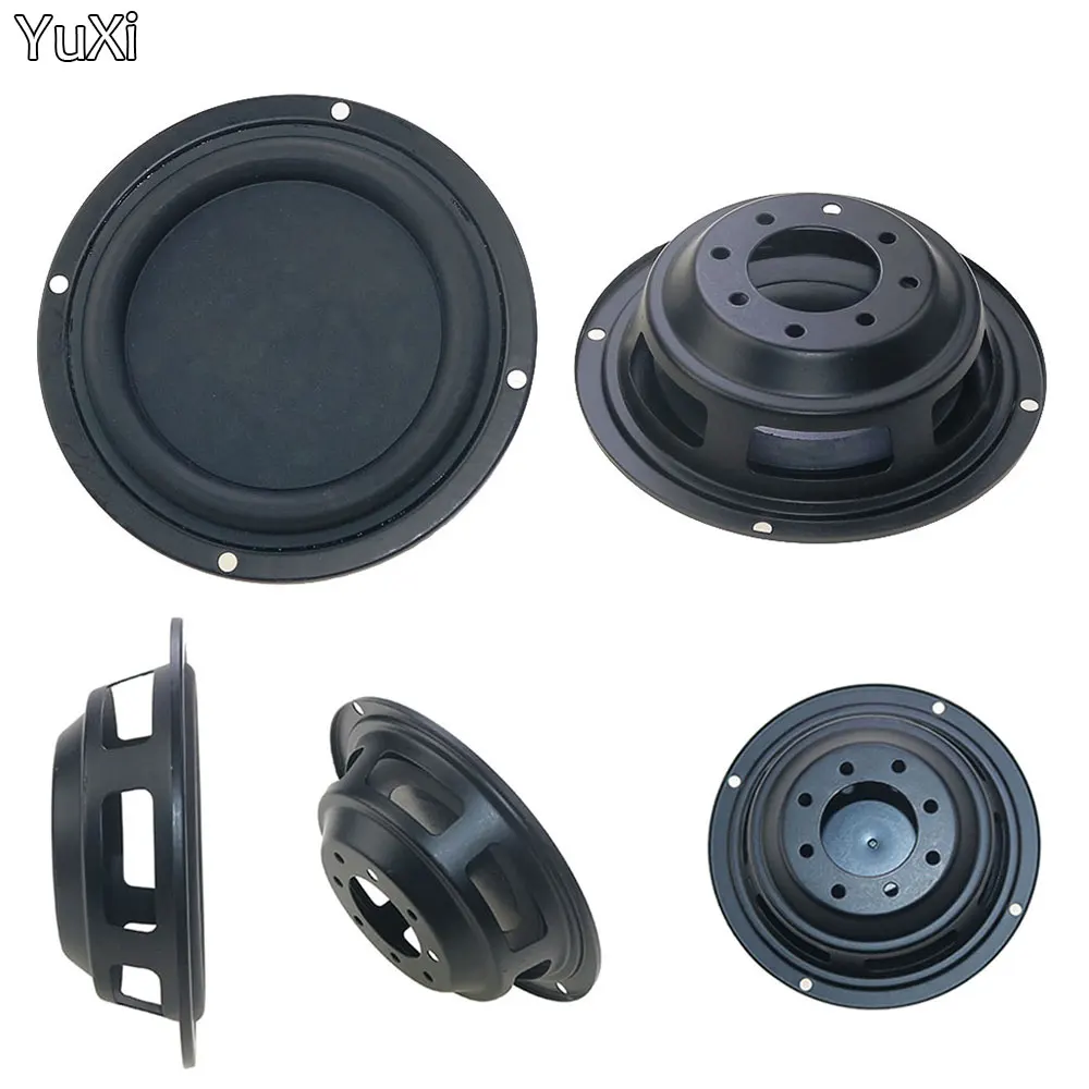 

YUXI 1PCS Circular Speaker Passive Radiator Horn Woofer Diaphragm With bracket Radiator Auxiliary Bass 4-Inch