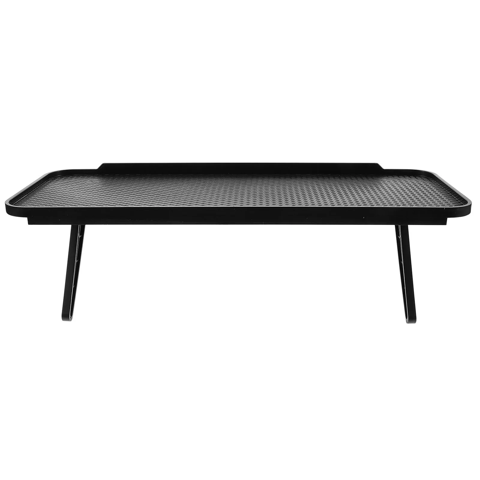 Foldable Desktop Storage Rack for Computer Screen Monitor Elevated Stand Cable Box Holder Multifunction Sundries Organizer