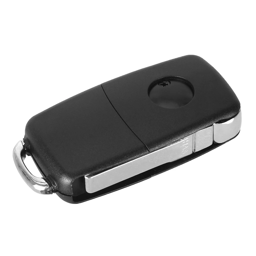 KEYYOU 3 pulsanti pieghevole auto Remote Flip Key Shell Case Fob per VW Passat Polo Golf Touran Bora Ibiza Leon Octavia Fabia