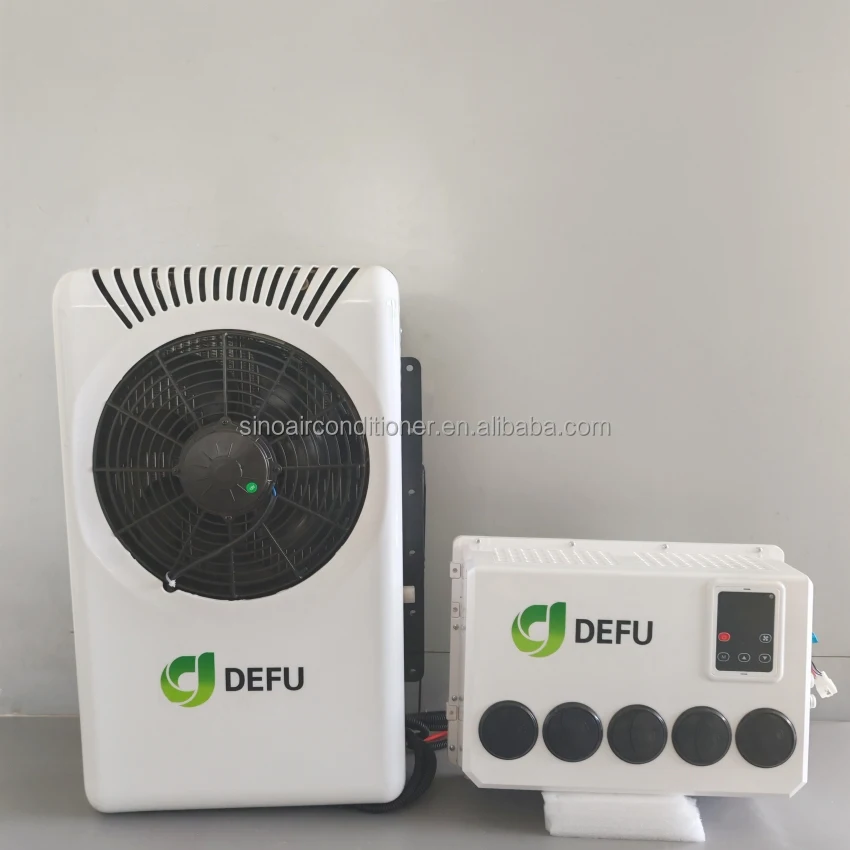 مكيف هواء يعمل بالبطارية 24 فولت، مكيف هواء صغير الحجم 12 فولت، مبرد هواء للمنزل المتنقل #1