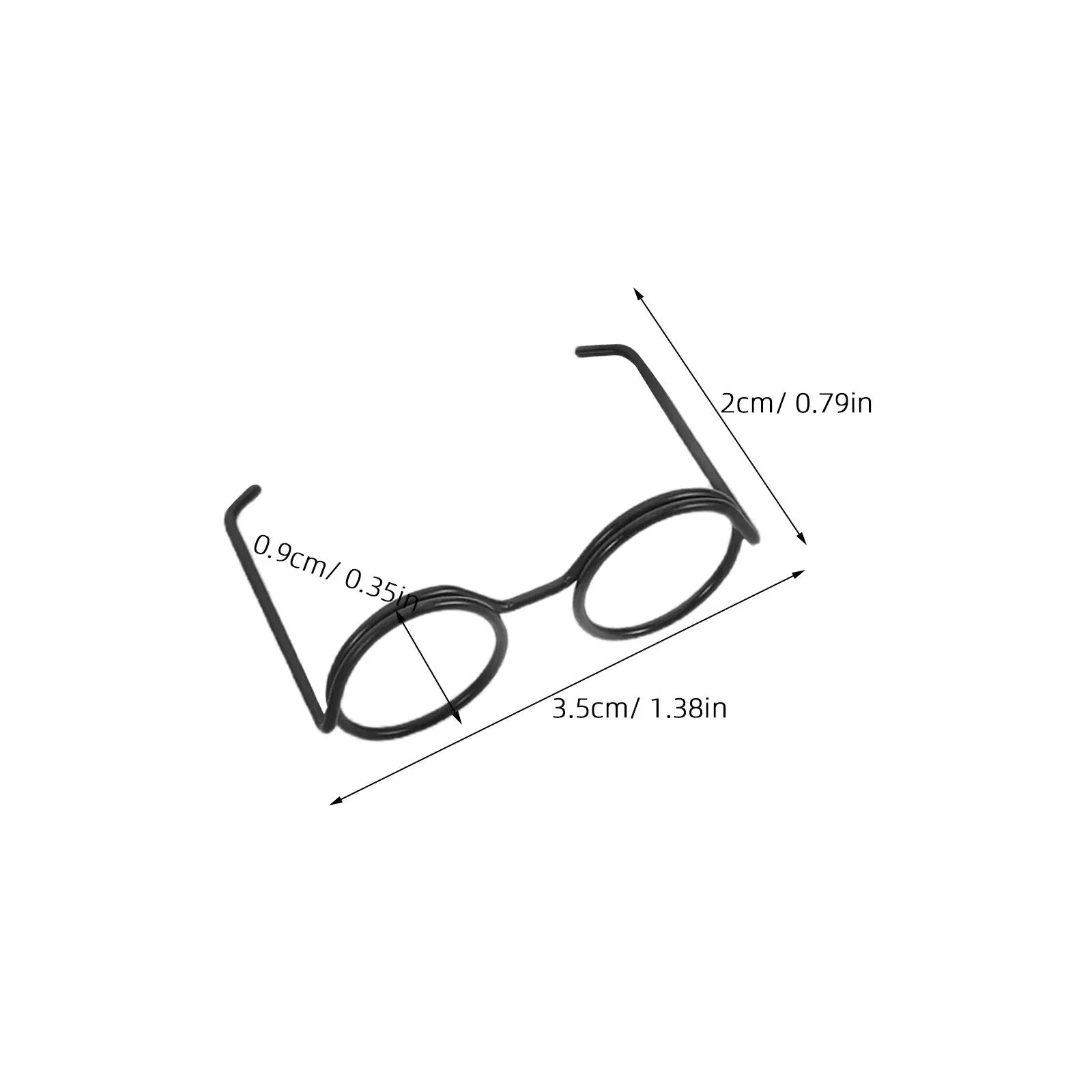 Trendy Mini Glasses for Small Fashion Eyewear Accessories Ideal for Customizing and Decorating Your Mini Collection view 3