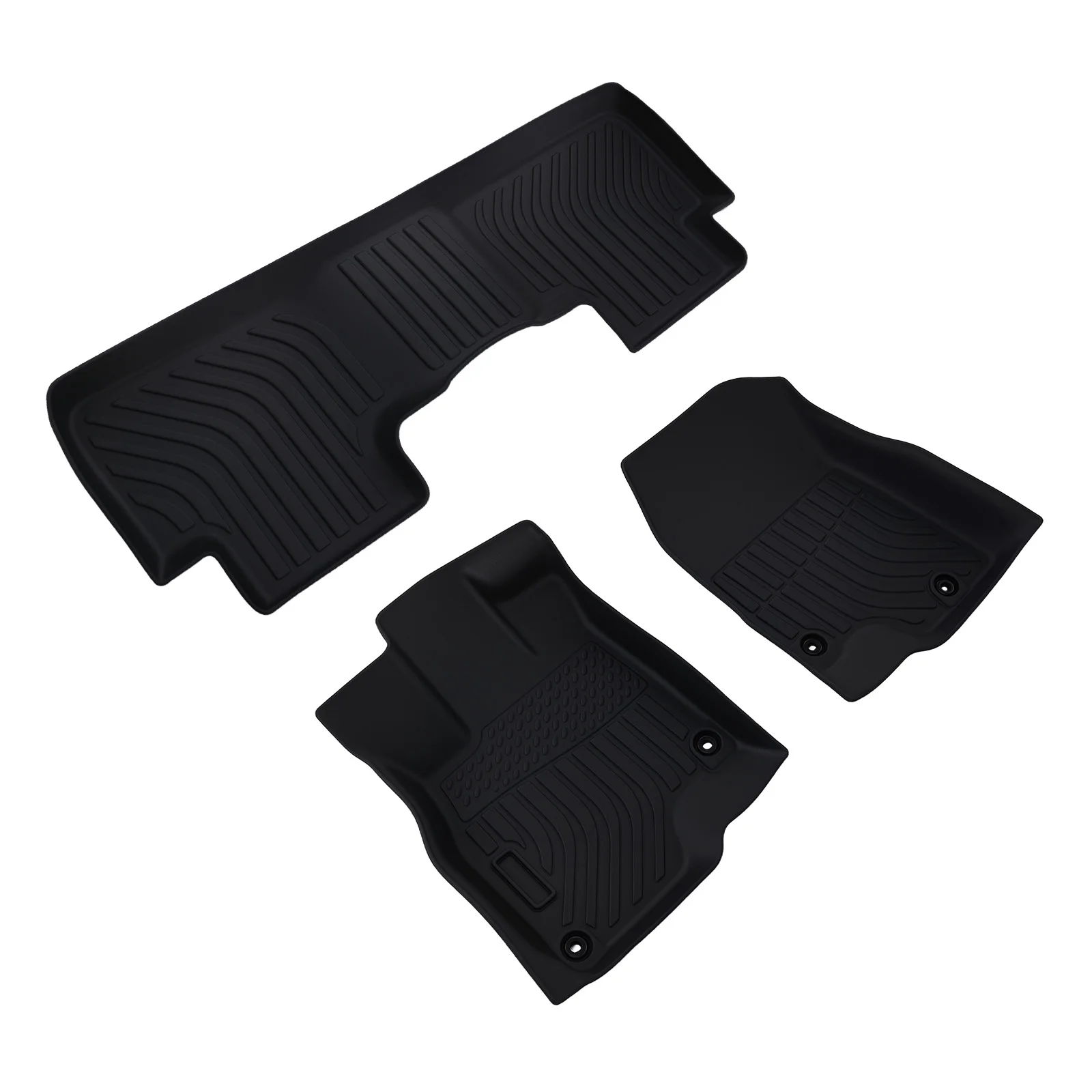 

Black All-Weather Floor Mats for Acura RDX 2019-2025 TPE Rubber Anti-Slip