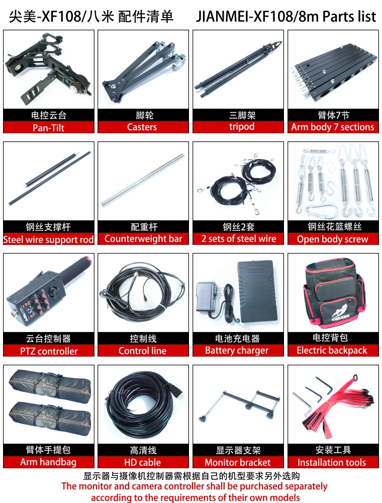 JianMei XF108- 8M كاميرا احترافية لإنتاج الأفلام تلبية احتياجات التصوير التجاري للتحكم الدقيق في العدسات #5