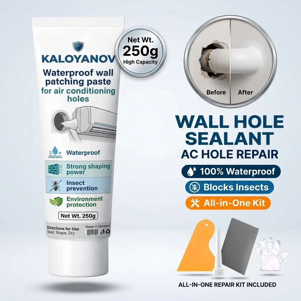 Air Conditioning Hole Sealing Clay Waterproof Wall Hole Filler Paste Duct Sealant Mud for Pipe Repair Plumbing Wall Damage