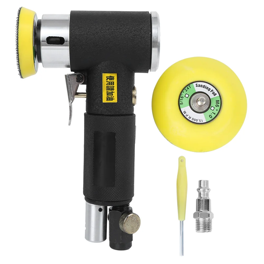 Pneumatic Polisher Pneumatic Polisher Polishing Machine Sanding Eccentric Elbow 2‑ Inch / 3Inch (‑ Type Interface)