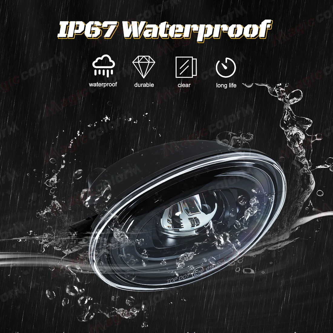 2 قطعة مصابيح الضباب LED عيون الملاك لهوندا أكورد 2008 2009 2010 2011 2012 2013 ل جاز صالح 2012-2014 ل سيفيك 2009-2015 DRL 12 فولت #6