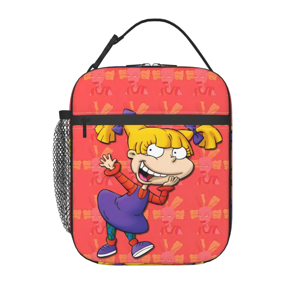 

Angelica R-Rugrat Insulated Lunch Bag Cooler Bag Reusable Leakproof Tote Lunch Box Bento Pouch College Travel