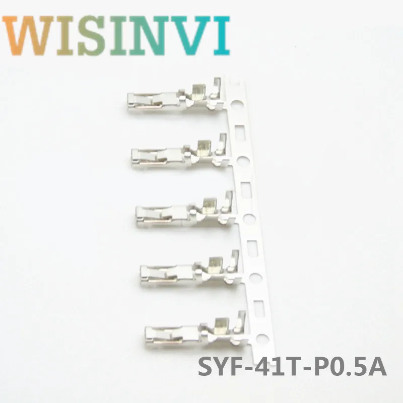 100pcs/lot  SYF-41T-P0.5A   Terminal wire gauge  16-20AWG  Connector