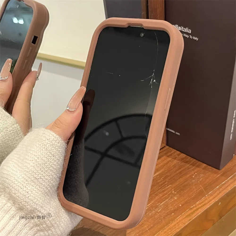 حافظة لهاتف سامسونج جالاكسي لهاتف جالاكسي S23Ultra S24Ultra Cute Cartoon Bear Stand غطاء خلفي ناعم من السيليكون المقاوم للصدمات عالي الجودة