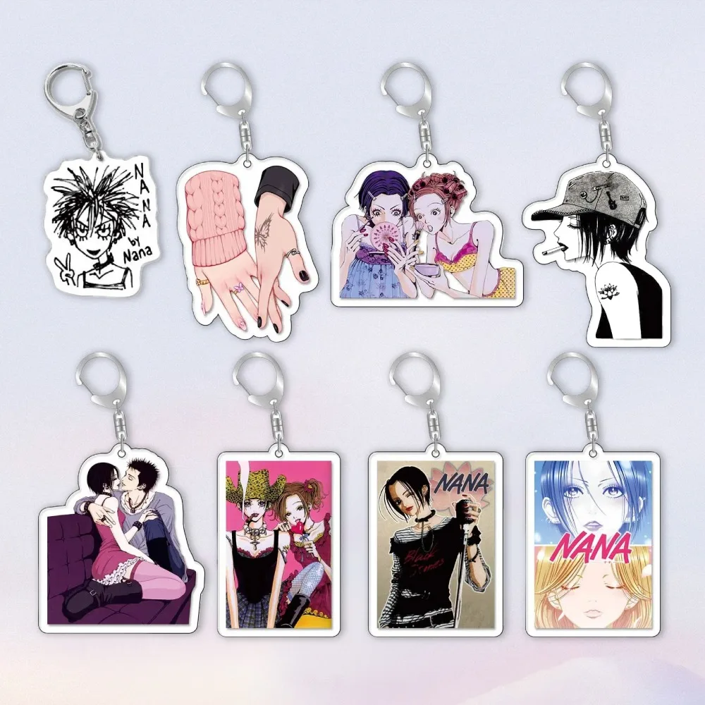 

Diy Custom Comic Nana Osaki Acrylic Keychain Keyring Anime Peripherals Fashion Jewelry Backpack Pendant Jewelry Holiday Gifts