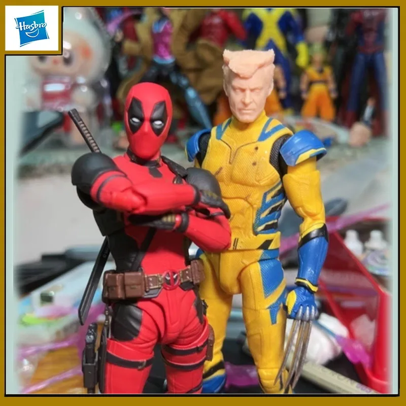 

Hasbro Original Marvel Legends Anime Figure Deadpool Wolverine Action Figure Toys for Boys Girls Kids Gift Model Ornaments