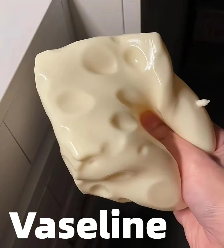 Jouet Squishy en forme de bloc de fromage Vaseline, rembourrage TPR souple, à remontée lente, jouet anti-stress à presser, 2026, pour le soulagement du stress, sensoriel, cadeau populaire, jouet pour TDAH