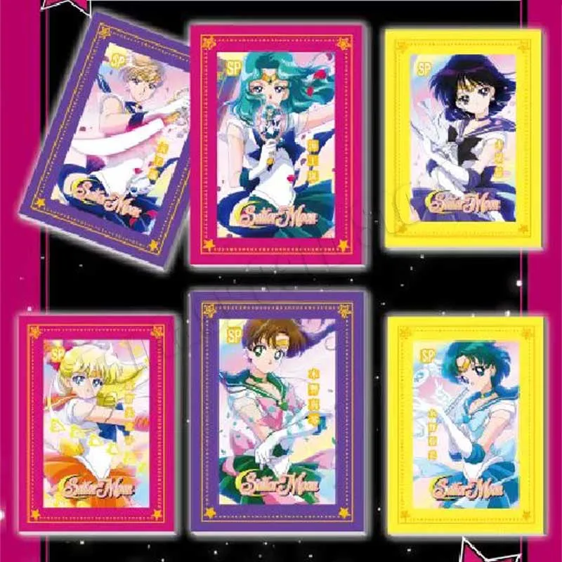 New Style Sailor Moons Card Limited Sale ACG Goddess Story Beautiful and Lovely Anime Goddes Wife Card Blind Box Collection Gift