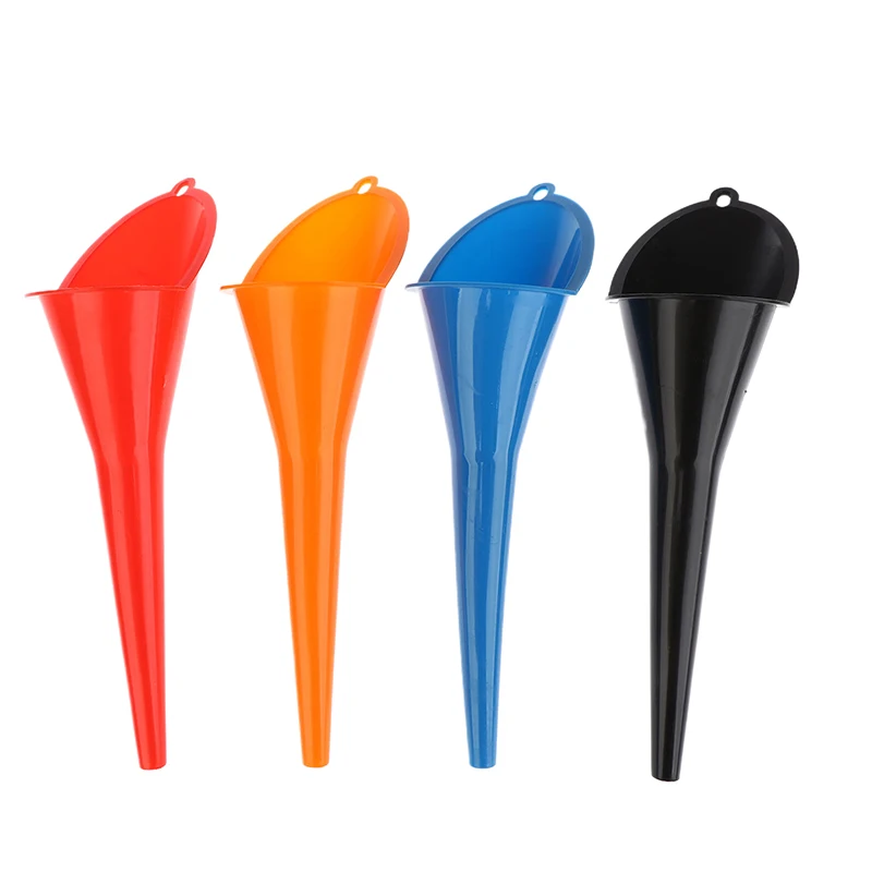 29cm  Anti-splash Car Long Mouth Oil Fuel Filling Tools Plastic Engine Funnel Motorcycle Refueling Car Accessories