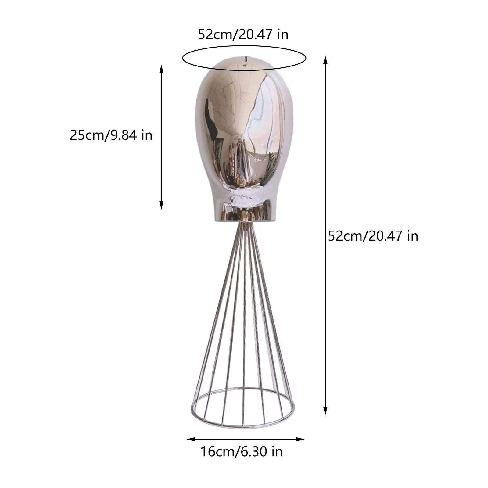 Cabeza de soporte de Maniquí de peluca, soporte de peluca con Base, soporte de peluca para cosmetología profesional femenina, entrenamiento de peluquería de cosmetología