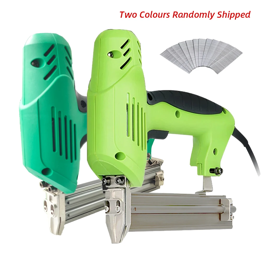 Electric Nail Gun Stapler Gun Woodworking Tools 220V Nailing Stapler Shooter Furniture Stapler Framing Tacker DIY Hand Tool