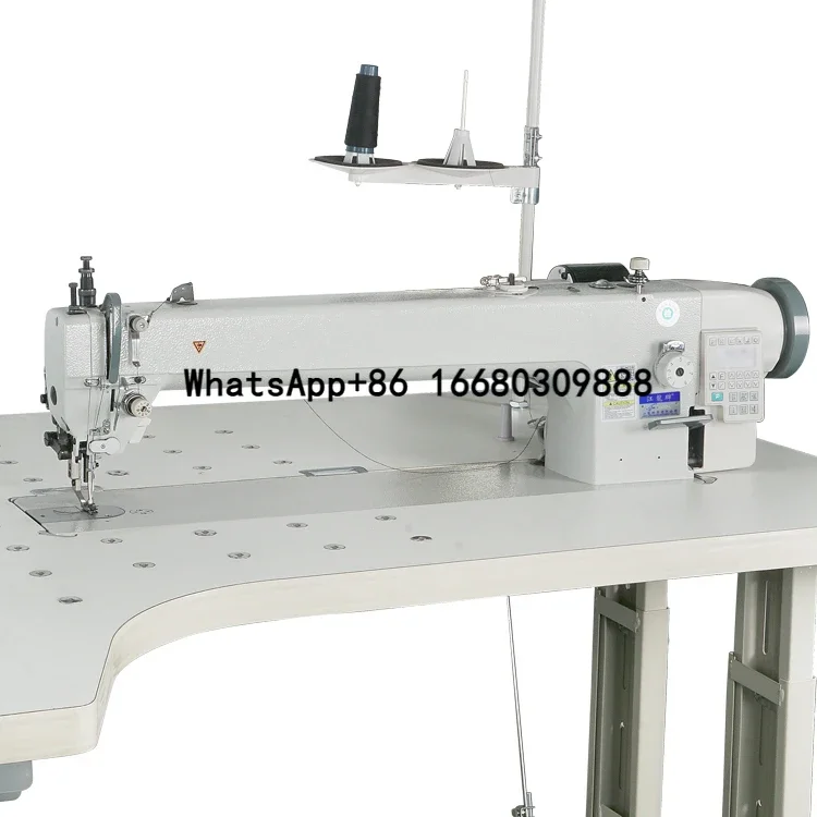 

0303D-C560MM Long Arm Multifunction Compound Feed Walking Foot Lockstitch Flat Industrial Sewing Machine For Leather