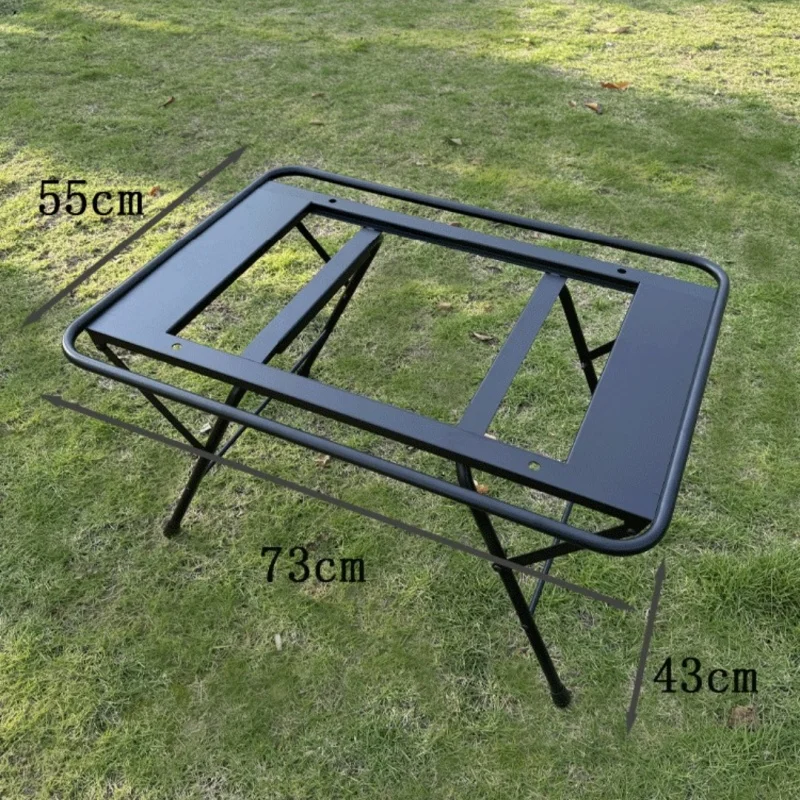 IGT Table for Camping Aluminum Alloy Folding Table Portable Lightweight Picnic Cool Equipment 2-Unit