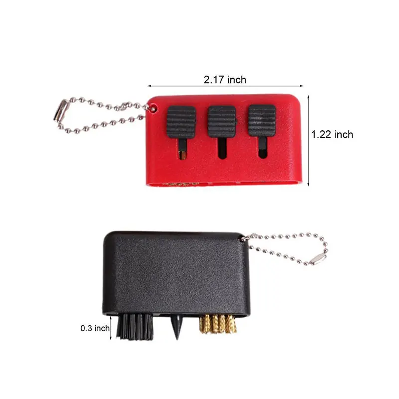 Golf Club Cleaner Golf Cleaning Brush With Carabiner Groove Sharpener Cleaner Multi Style Golf Sports