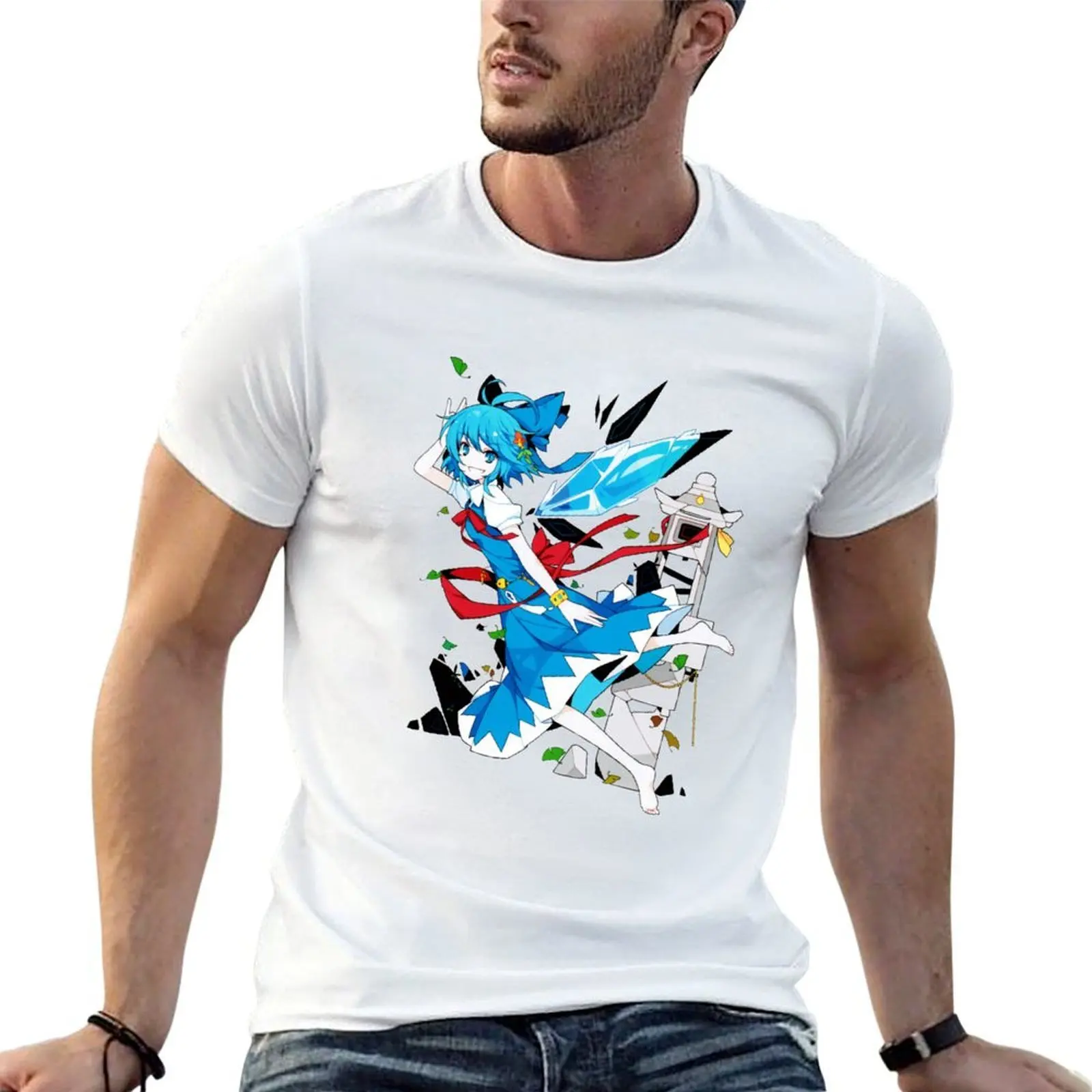 

Touhou Project - Cirno T-Shirt t shirts for man slim fit man t shirt summer man t shirt luxury T-Shirt