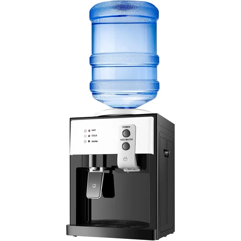 

Hot and Cold Water Dispenser, Top Loading Water Cooler Dispenser 5 Gallon Countertop Water Cooler Dispenser